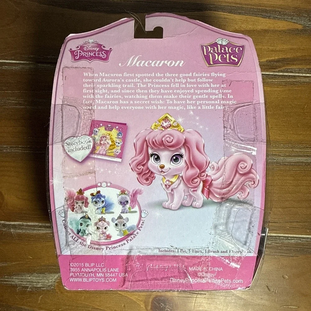 Disney Princess Palace Pets Furry Tail Friends Aurora's Puppy Macaron 2015
